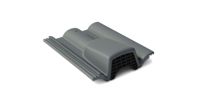 Вентиляционная черепица Braas Таунус графит