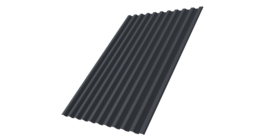 Профнастил С21R 0.45 PE-Double RAL 7024 мокрый асфальт