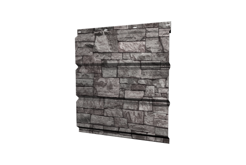 Софит металлический центральная перфорация 0,45 Print Elite с пленкой Fine Stone TwinColor