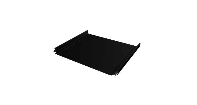 Кликфальц Pro Grand Line 0,5 PurPro Matt 275 с пленкой на замках RAL 9005 черный