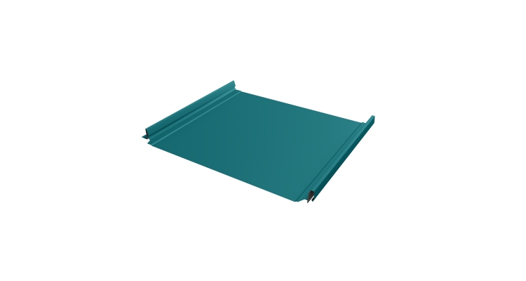 Кликфальц Pro Grand Line 0,45 PE с пленкой на замках RAL 5021 водная синь