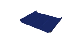 Кликфальц Pro Line Grand Line 0,45 PE с пленкой на замках RAL 5002 ультрамариново-синий