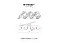 Профнастил н114 x 750 B покрытие ПЭ Полиэстер 01 RAL 9003 0,8 мм