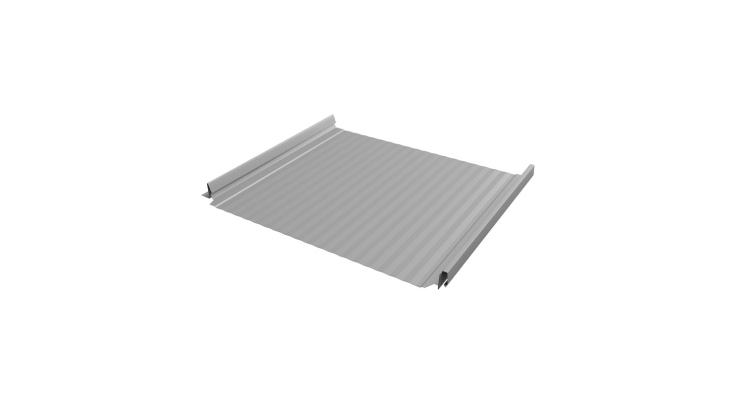 Кликфальц Pro Gofr Grand Line 0,45 Drap TX с пленкой на замках RAL 7004 сигнальный серый