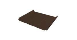 Кликфальц Pro Line Grand Line 0,5 Drap TX с пленкой на замках RAL 8017 шоколад