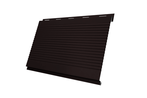 Вертикаль 0,2 gofr 0,5 Satin Matt с пленкой RAL 9005 черный