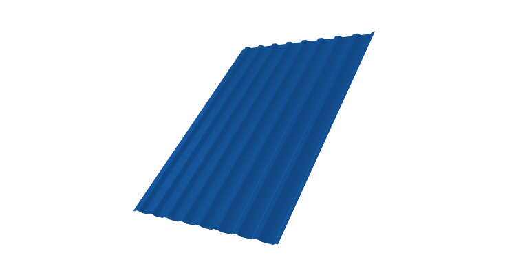 Профнастил С20В 0,5 Satin RAL 5005 сигнальный синий