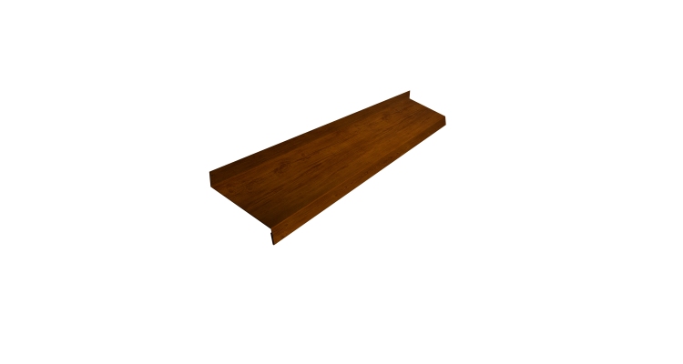 Отлив простой 100 0,45 Print Premium Golden Wood Intense FTC (3м)