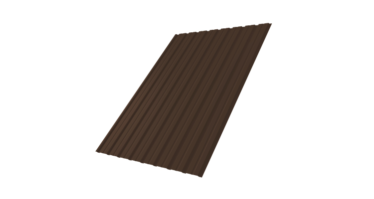 Профнастил С10B 0.45 Drap-double TX RAL 8017 шоколад