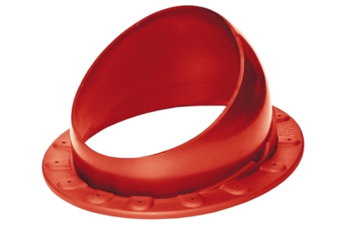 Проходной элемент Krovent Base-VT Seam 125/150 красный