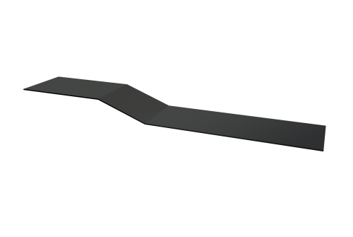 Планка крепежная фальц Grand Line 0,5 Satin Matt TX RAL 7016 антрацитово-серый (3м)