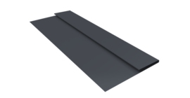 Планка стартовая Блок-хаус new 0,45 Drap TwinColor RAL 7024 мокрый асфальт (2м)