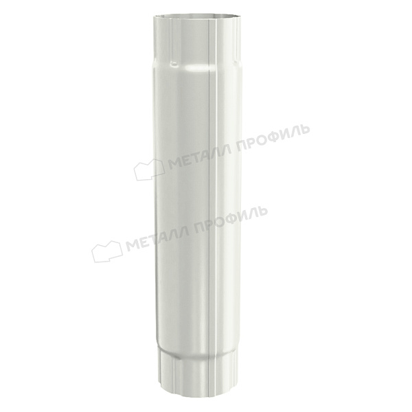 Труба соединительная Металл Профиль GRANDSYSTEM D90х1000 RAL 9010