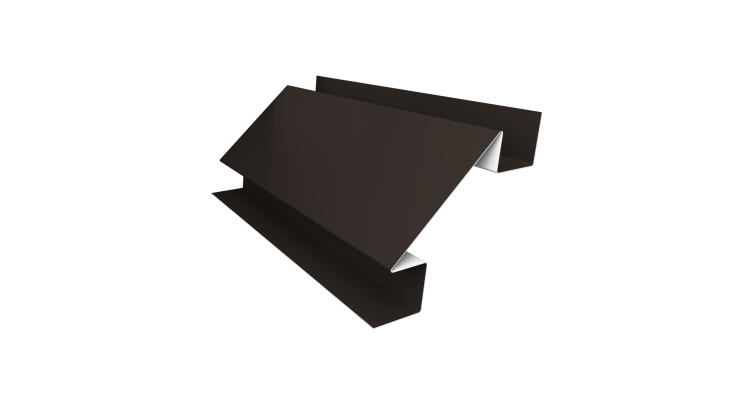 Планка угла внутреннего сложного Экобрус Grand Line 0,5 Drap TX RR 32 темно-коричневый (3м)