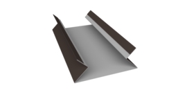 Планка угла внутреннего составная верхняя 0,5 Drap TX RR 32 темно-коричневый (3м)