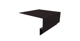 Планка околооконная сложная Экобрус Grand Line 250х75х25 0,5 Drap RAL 9005 черный (2м)