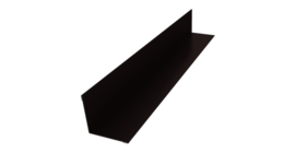 Угол внутренний 50х50 0,45 Drap ST RAL 9005 черный (2м)