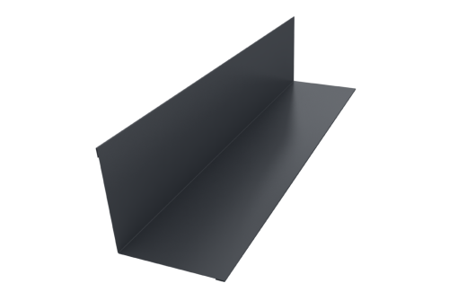 Угол внутренний 110х110 0,45 Drap TwinColor RAL 7024 мокрый асфальт (3м)