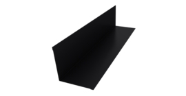 Угол внутренний 110х110 0,5 Drap RAL 9005 черный (3м)