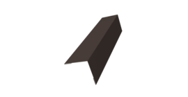 Угол внешний 50х50 0,45 Drap RR 32 темно-коричневый (3м)