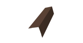 Угол внешний 50х50 0,45 Drap TX RAL 8017 шоколад (3м)