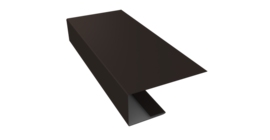 J-Профиль 18мм 0,45 Drap RR 32 темно-коричневый (3м)