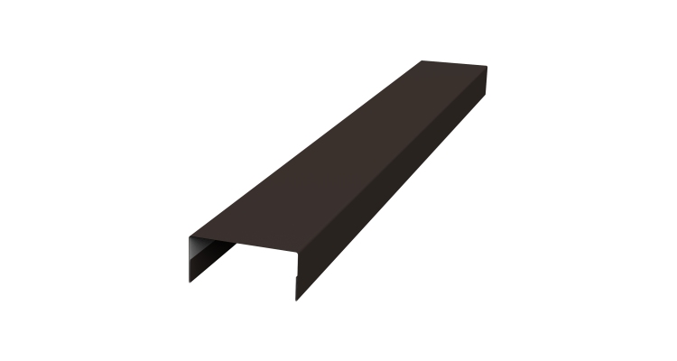 Крышка 30х15 жалюзи Texas 0,45 Drap-double TX RR 32 темно-коричневый (2м)