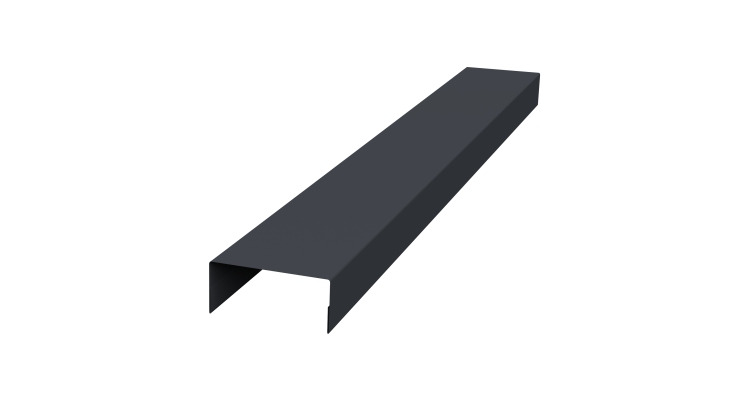 Крышка 30х20 жалюзи Texas 0,5 Drap TX RAL 7024 мокрый асфальт (2м)