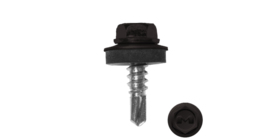 Саморез по металлу Daxmer 5,5х19 RAL 8019 (250) сверло №3