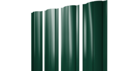 Штакетник Круглый с прямым резом 0,45 PE RAL 6005 зеленый мох