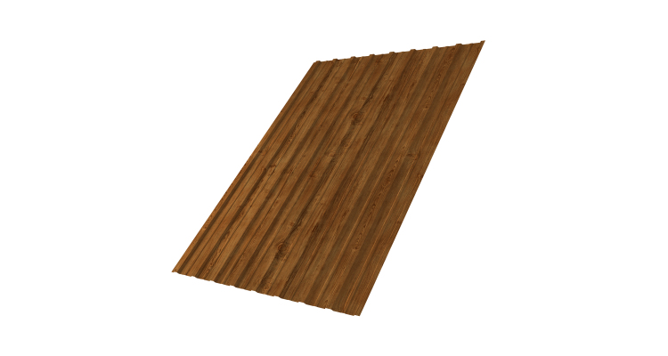 Профнастил С10A 0,45 Print-Double Elite Golden Wood